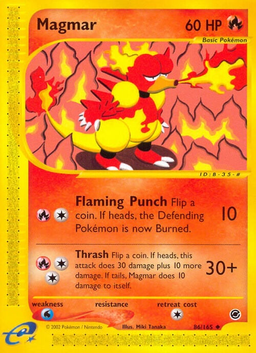 Magmar [Flaming Punch | Thrash] Card Front