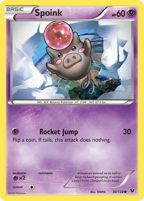 Spoink [Rocket Jump] Card Front