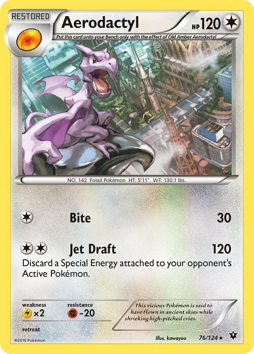 Aerodactyl [Bite | Jet Draft] Frente