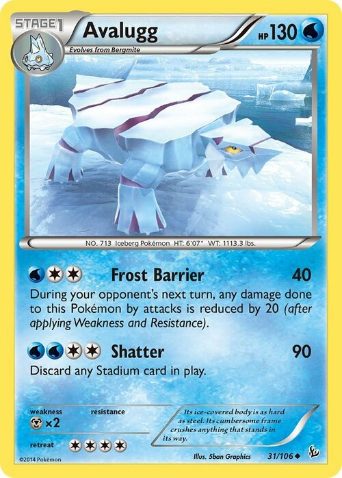 Avalugg [Frost Barrier | Shatter] Card Front