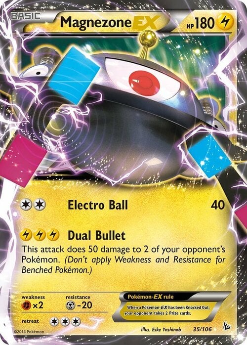 Magnezone EX [Electro Ball | Dual Bullet] Card Front