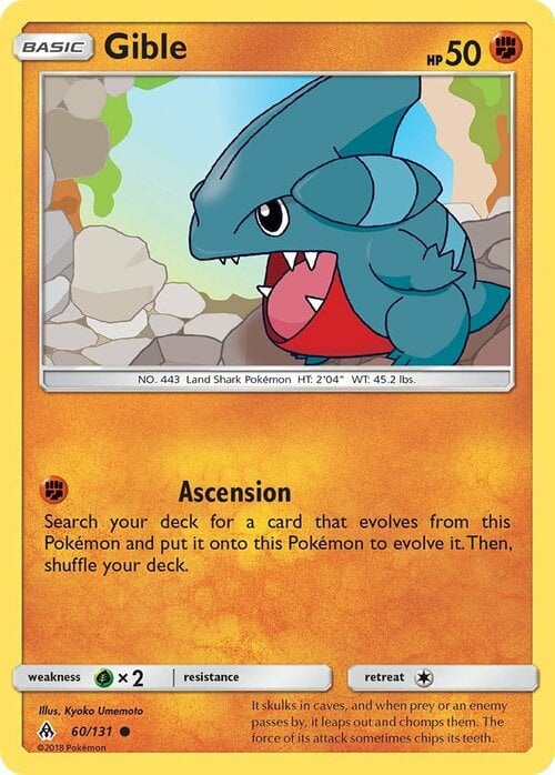 Gible [Ascension] Card Front