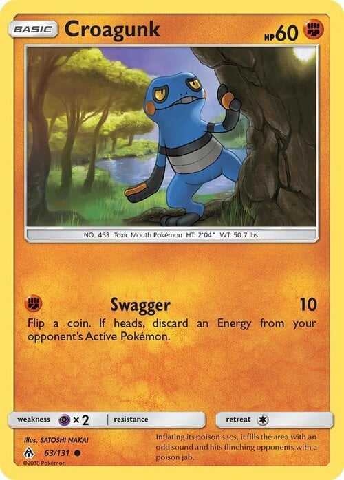 Croagunk Card Front