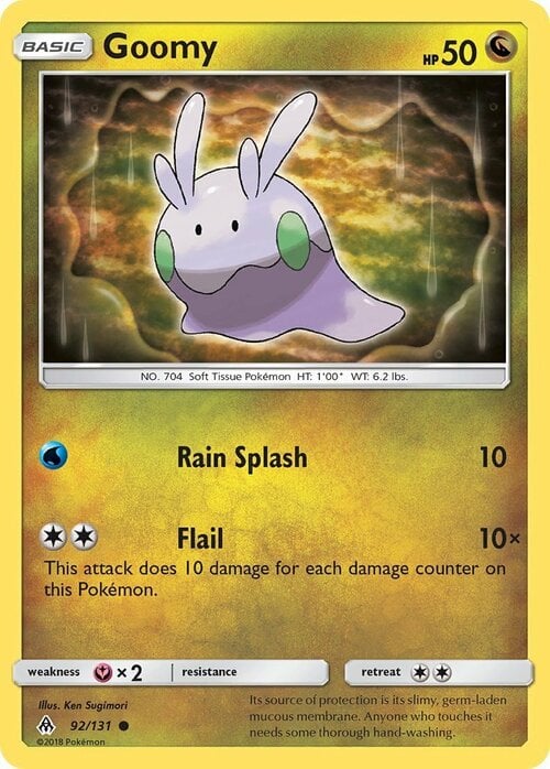 Goomy [Rain Splash | Flail] Card Front