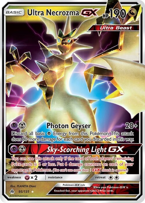 Ultra Necrozma Gx Forbidden Light Pokemon Cardtrader