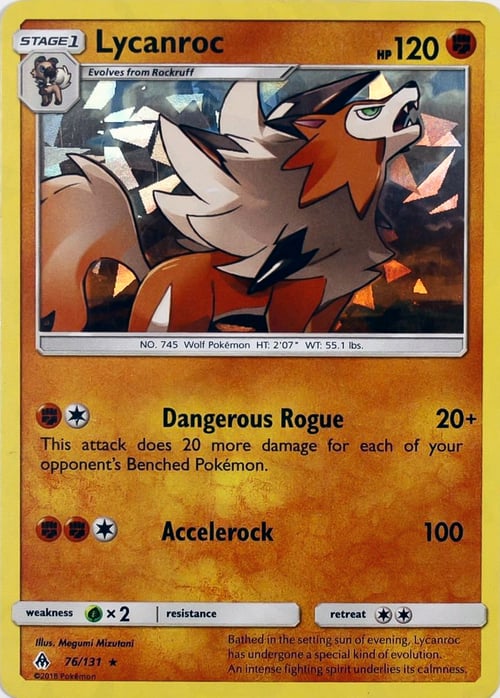 Lycanroc Card Front