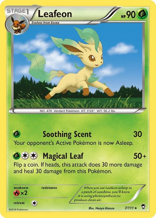 Leafeon [Soothing Scent | Magical Leaf] Frente