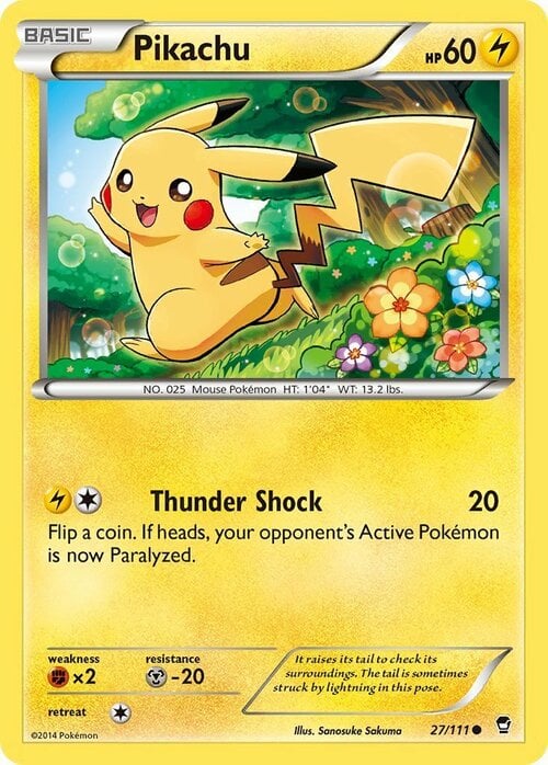 Pikachu [Thunder Shock] Card Front