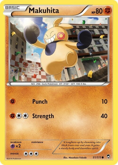 Makuhita [Punch | Strength] Card Front