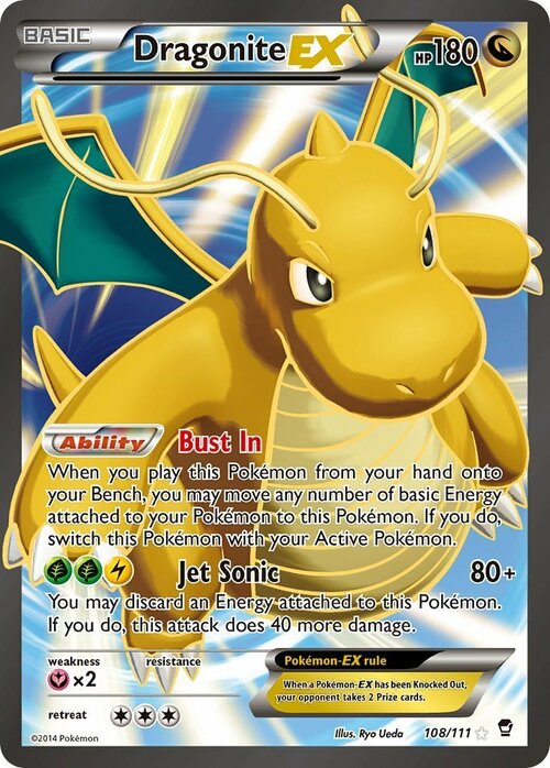 Dragonite EX [Jet Sonic] Card Front