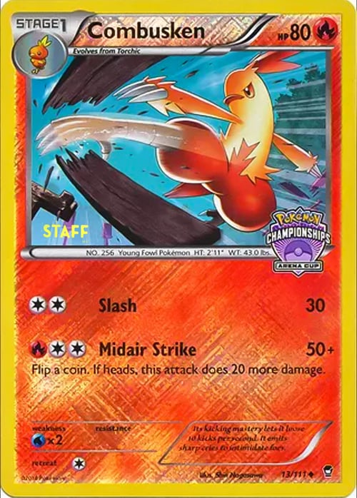 Combusken Card Front