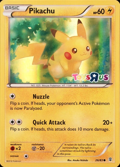 Pikachu Card Front