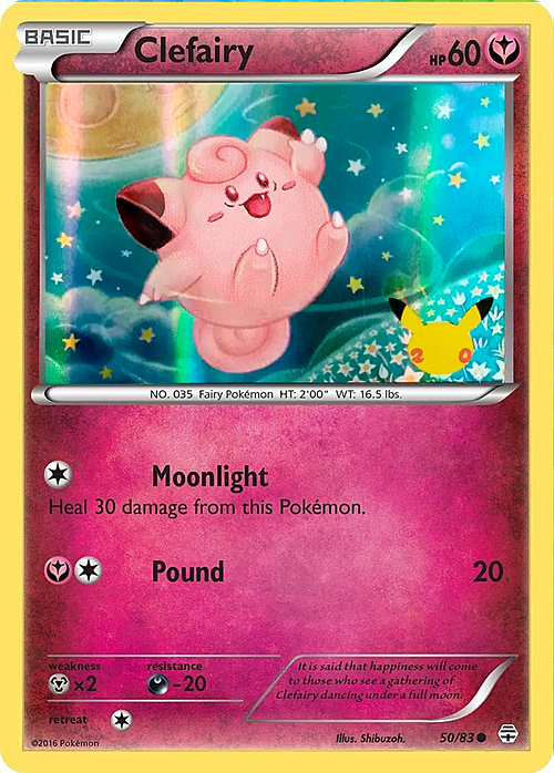 Clefairy Card Front