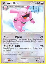 Granbull Lv.34 [Daunt | Rage]