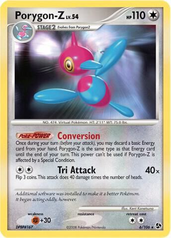 Porygon-Z Lv.54 Card Front