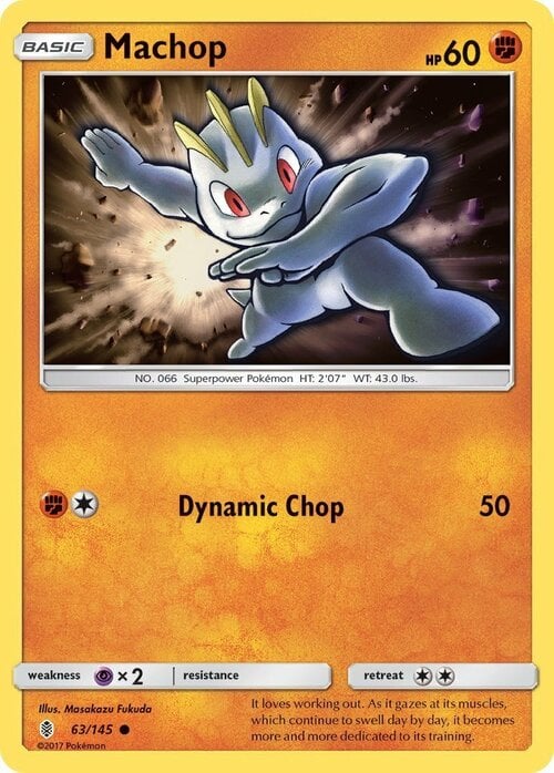 Machop [Dynamic Chop] Card Front