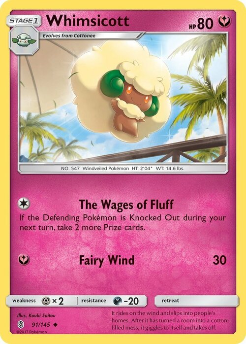 Whimsicott [The Wages of Fluff | Fairy Wind] Frente