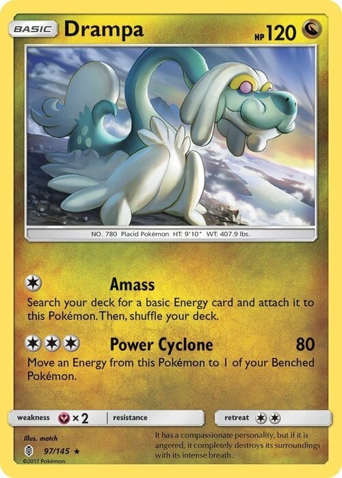 Drampa [Amass | Power Cyclone] Card Front