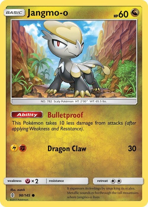 Jangmo-o [Dragon Claw] Card Front