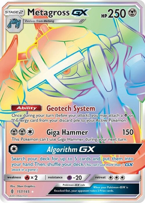 Metagross GX Card Front