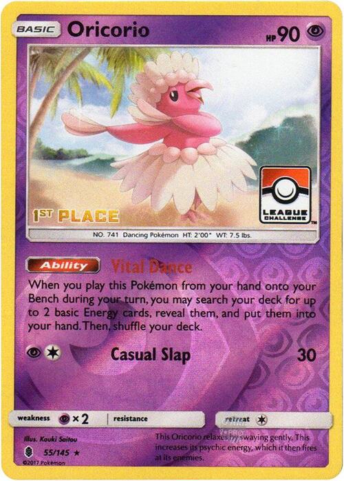 Oricorio Card Front