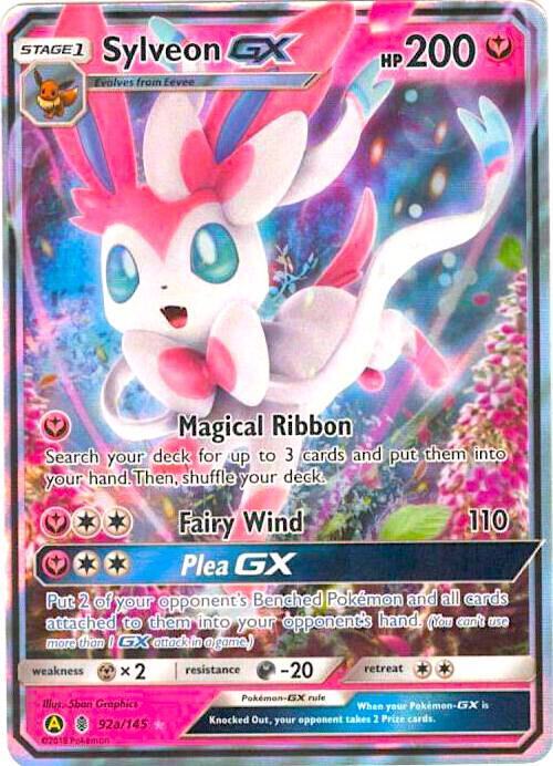 Sylveon GX Card Front