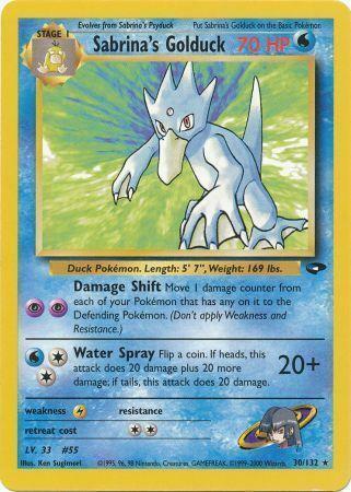 Sabrina's Golduck Card Front