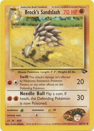 Brock's Sandslash Frente