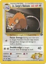 Lt. Surge's Raticate