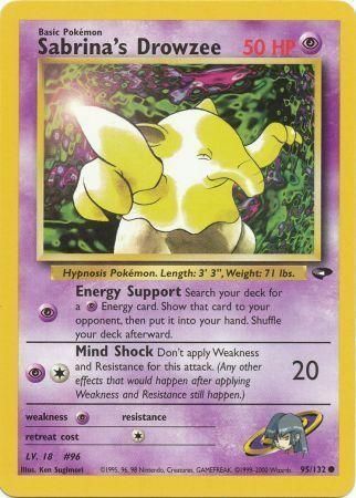 Sabrina's Drowzee Card Front