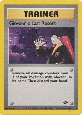 Giovanni's Last Resort Card Front