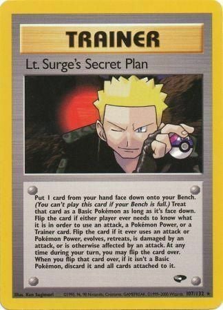 Lt. Surge's Secret Plan Frente