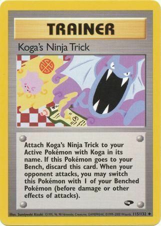 Koga's Ninja Trick Card Front