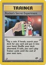 Rocket's Secret Experiment