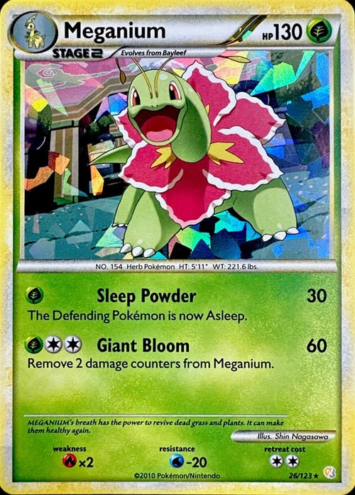 Meganium Card Front
