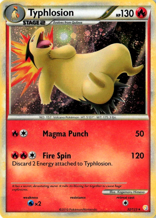 Typhlosion Card Front