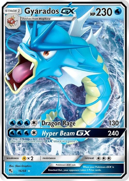 Gyarados GX [Dragon Rage | Hyper Beam GX] Card Front