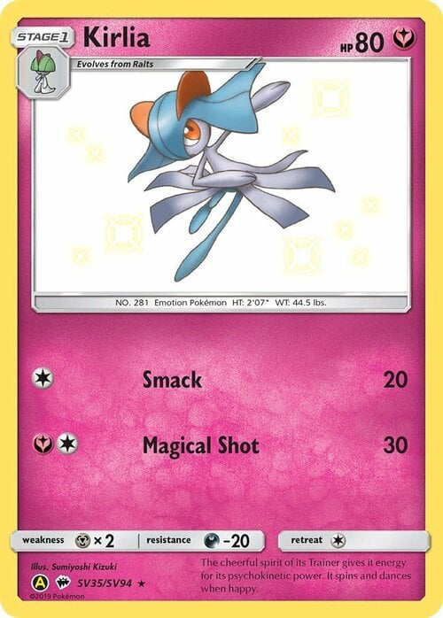 Kirlia [Smack | Magical Shot] Card Front