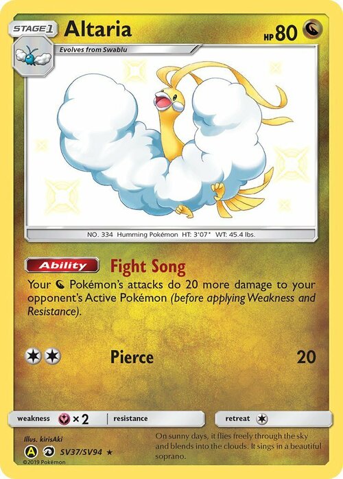 Altaria [Fight Song | Pierce] Card Front