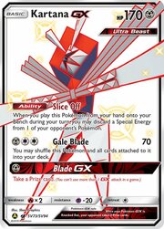 Kartana GX [Slice Off | Gale Blade | Blade GX]