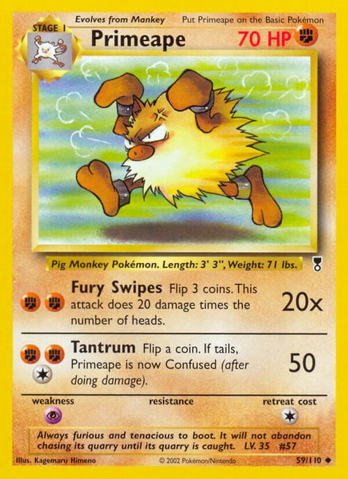 Primeape Card Front