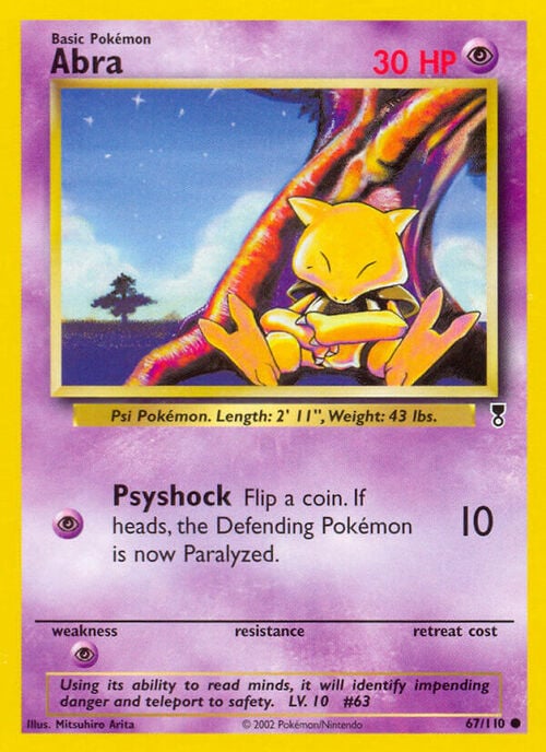 Abra [Psyshock] Card Front