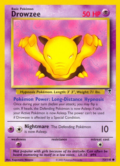 Drowzee Card Front