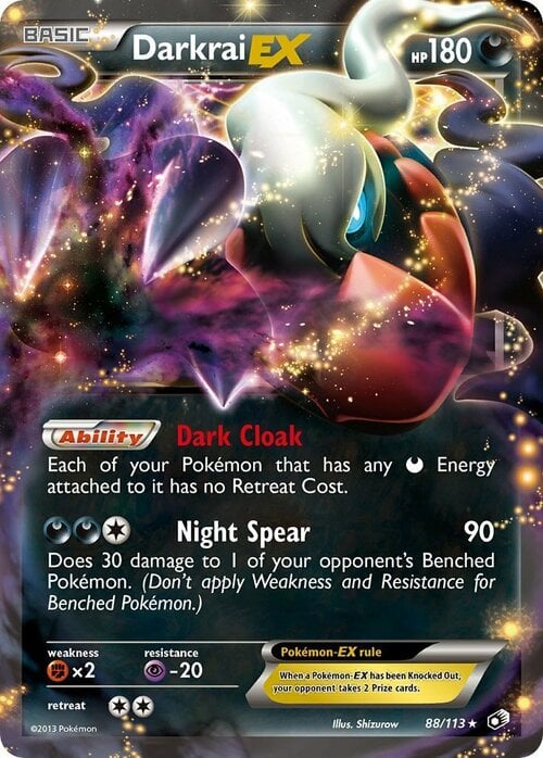 Darkrai EX [Dark Cloak | Night Spear] Card Front