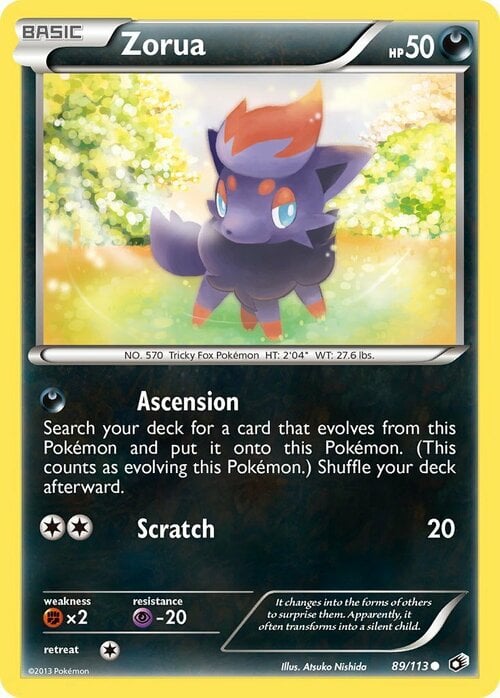 Zorua [Ascension | Scratch] Frente