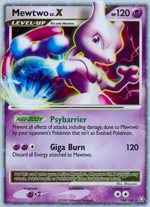 Mewtwo LIV.X Card Front
