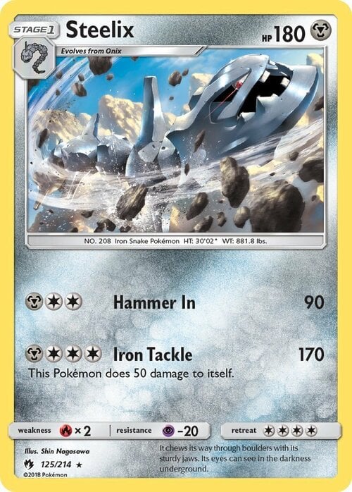 Steelix [Hammer In | Iron Tackle] Card Front