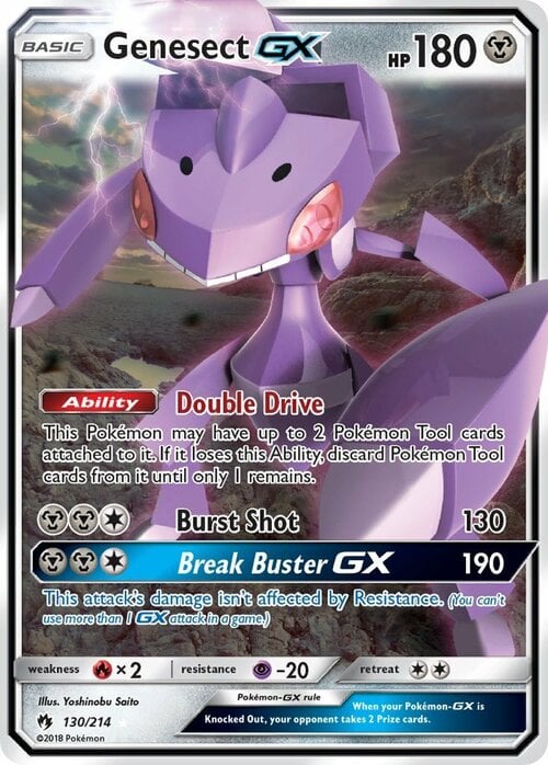 Genesect GX Card Front