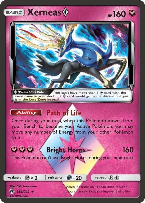 Xerneas Prism Star Card Front