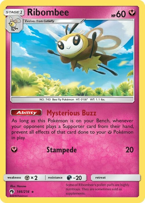 Ribombee Card Front